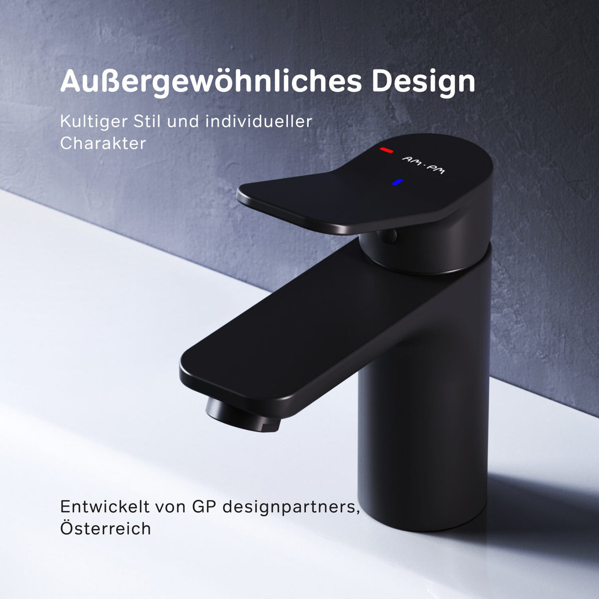 Mitigeur de lavabo X-Joy avec EcoStart, noir–FXA02822