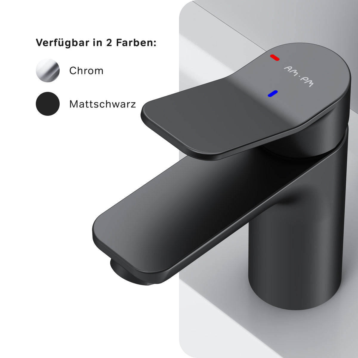 Mitigeur de lavabo X-Joy avec EcoStart, noir–FXA02822