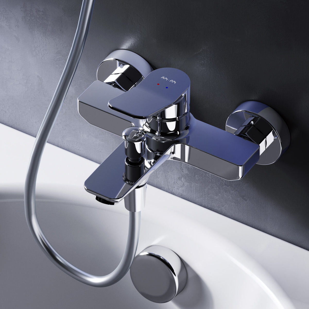 FXA10000 Wannenarmatur X-Joy Mischbatterie Badewanne Wasserhahn Bad ampm-store.de