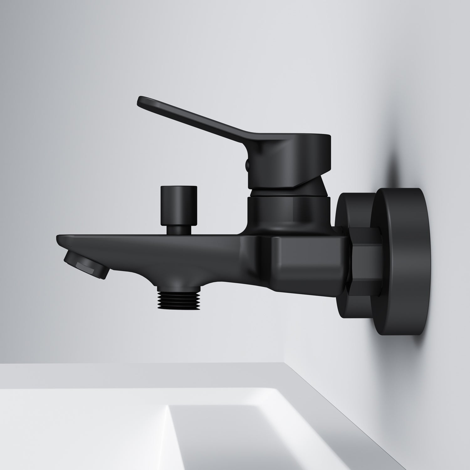 FXA10022 Wannenarmatur X-Joy Mischbatterie Badewanne Wasserhahn Bad, Schwarz ampm-store.de