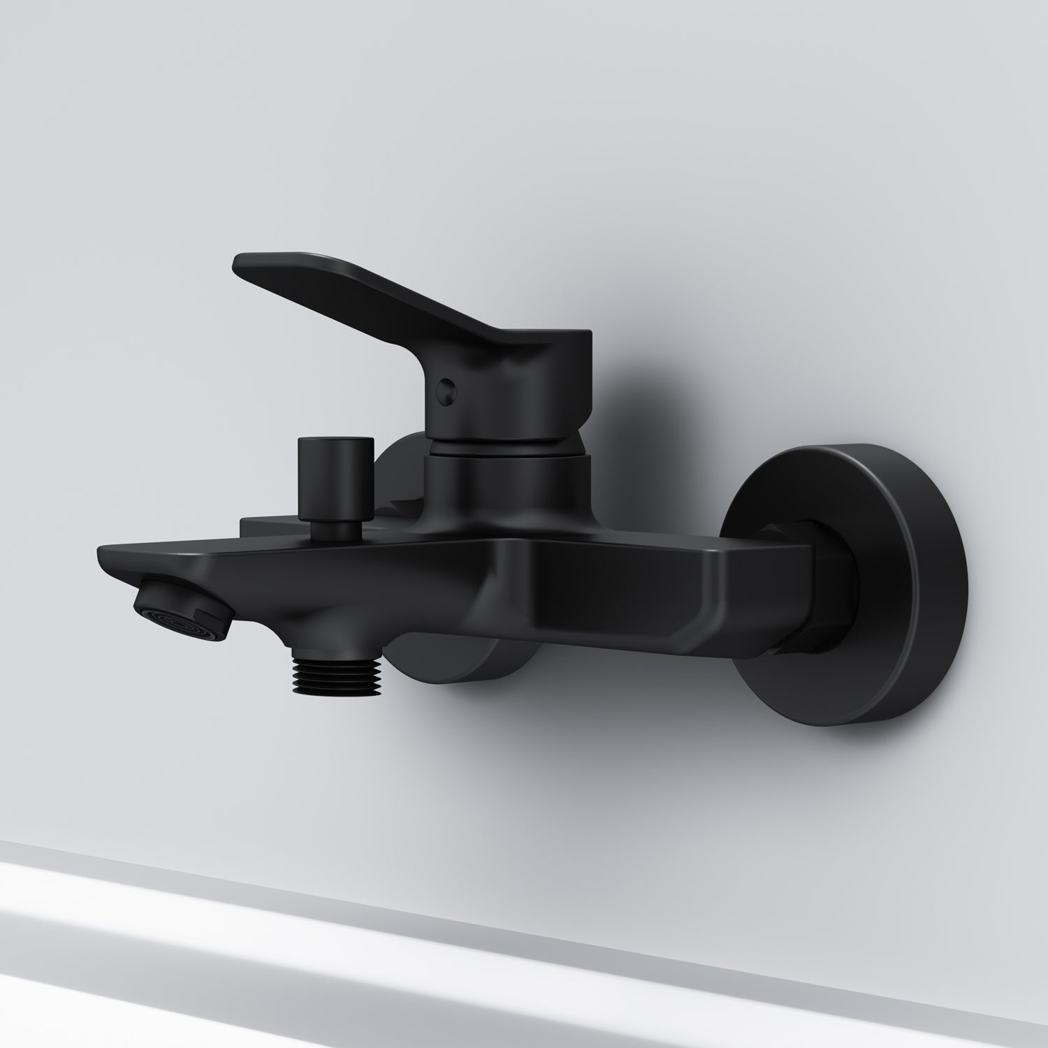 FXA10022 Wannenarmatur X-Joy Mischbatterie Badewanne Wasserhahn Bad, Schwarz ampm-store.de