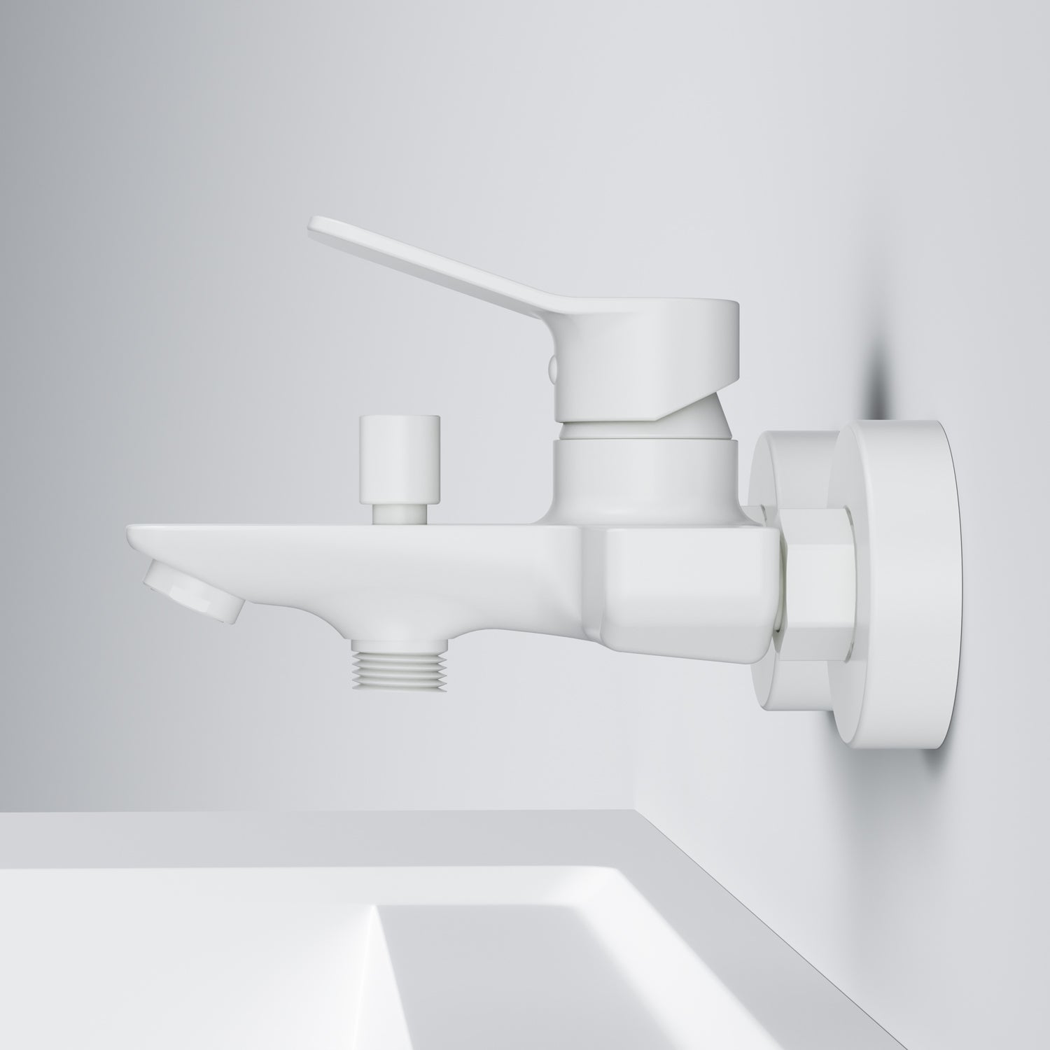 FXA10033 Wannenarmatur X-Joy Mischbatterie Badewanne Wasserhahn Bad, Weiß ampm-store.de