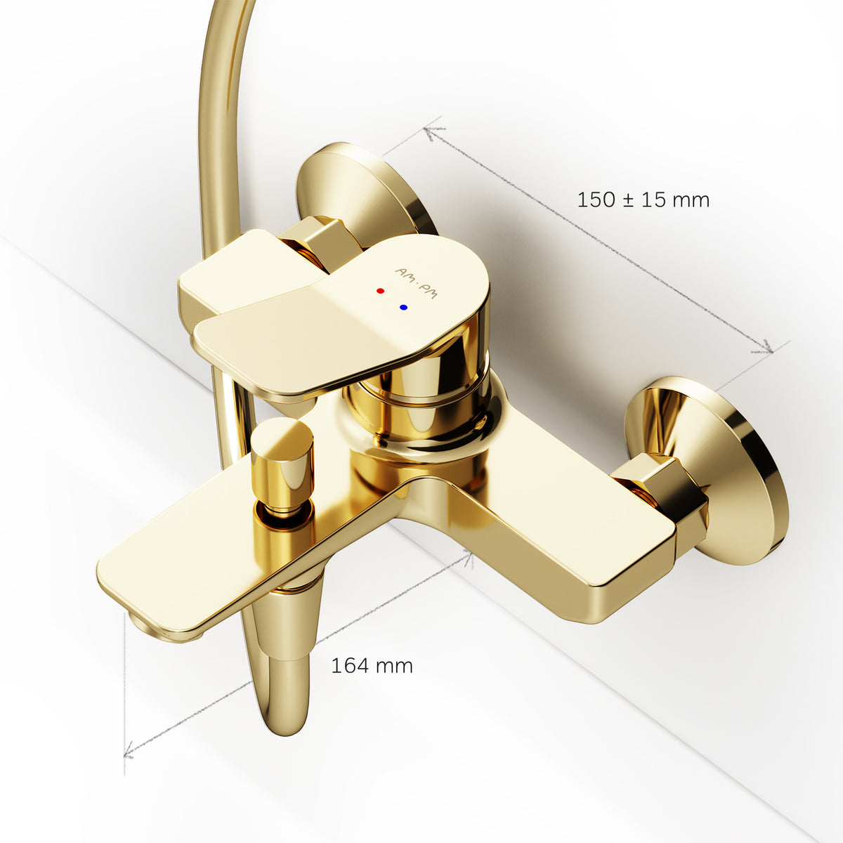 Wannenarmatur X-Joy, Or–FXA10099
