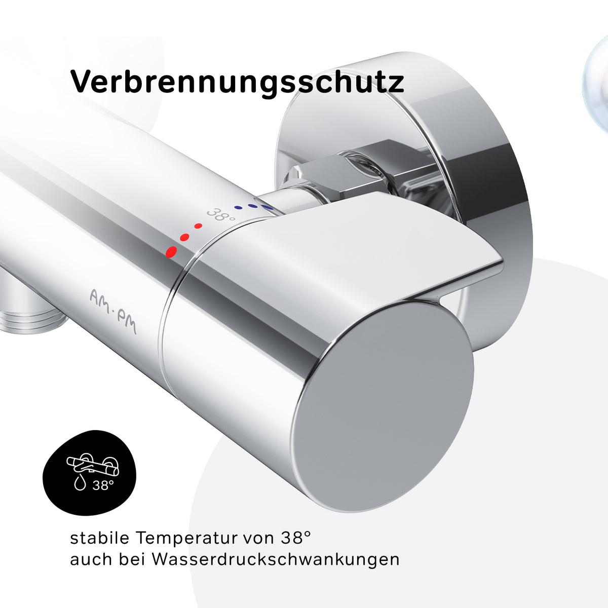 FXA40000 Duscharmatur Thermostat X-Joy Brausearmatur Mischbatterie Dusche ampm-store.de
