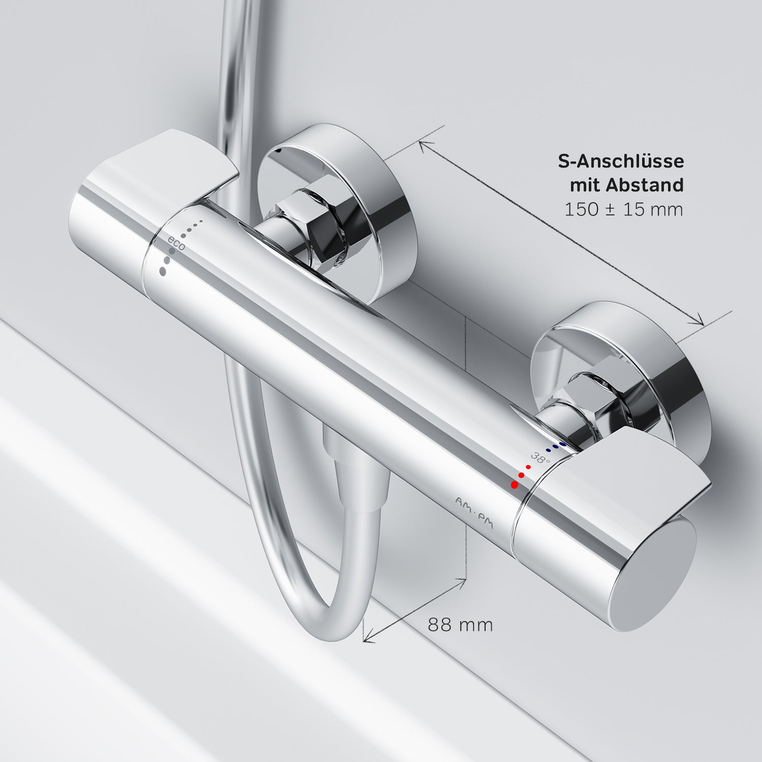 FXA40000 Robinet de douche Thermostat X-Joy Robinet de douche Mischbatterie Dusche