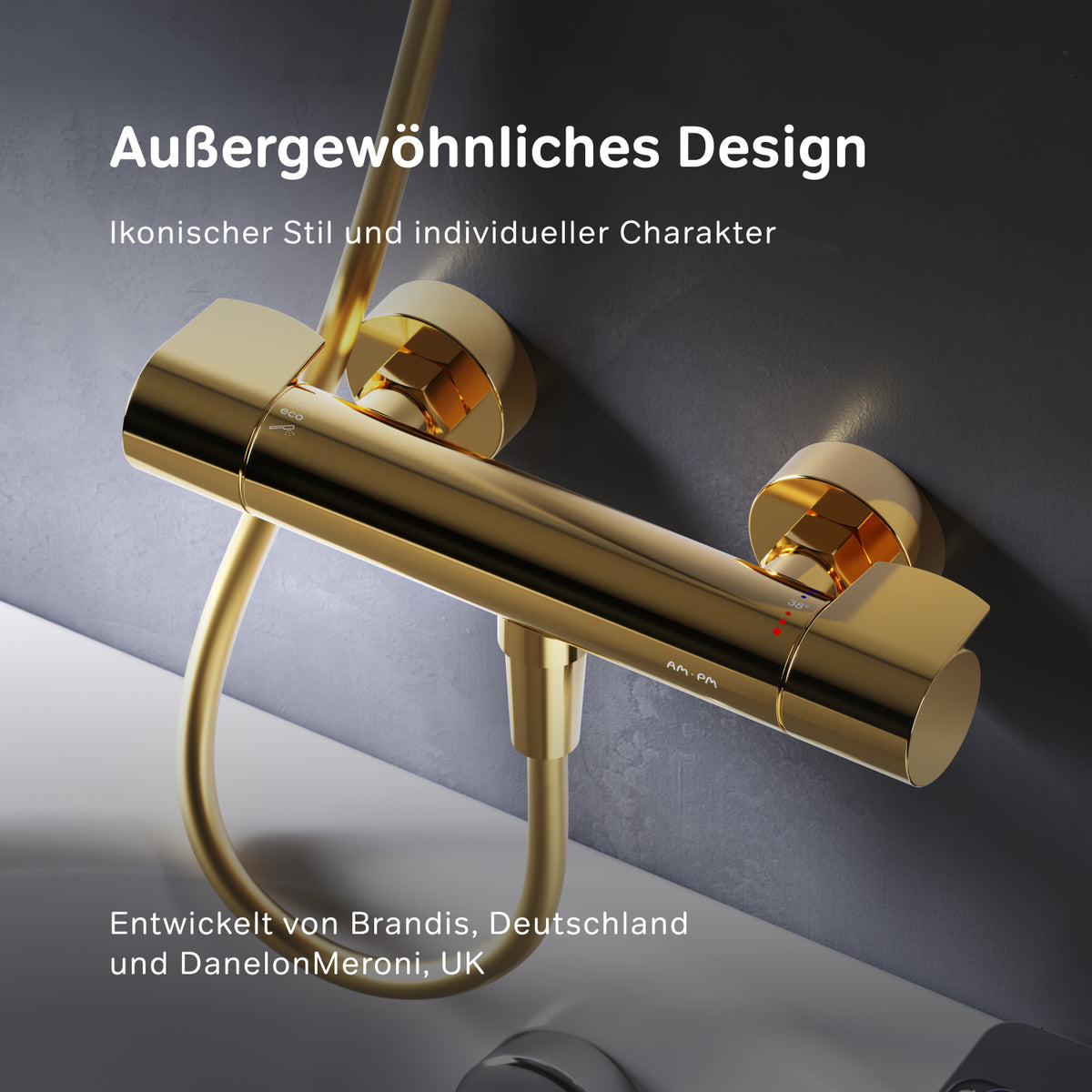 Thermostat de douche X-Joy, or–FXA40099