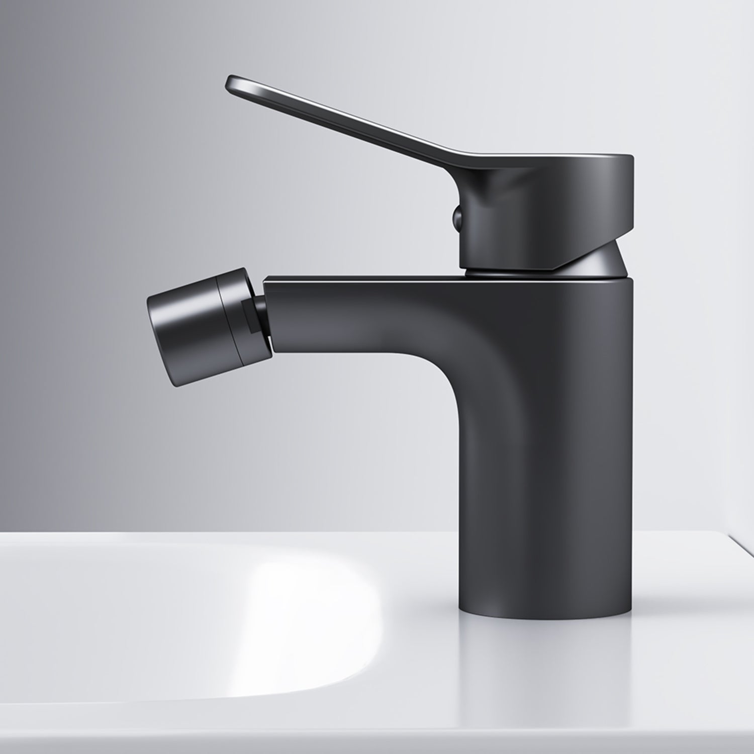 FXA83122 Bidetarmatur X-Joy Wasserhahn für Bidet, Schwarz ampm-store.de