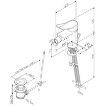 FXA83122 Bidetarmatur X-Joy Wasserhahn für Bidet, Schwarz ampm-store.de