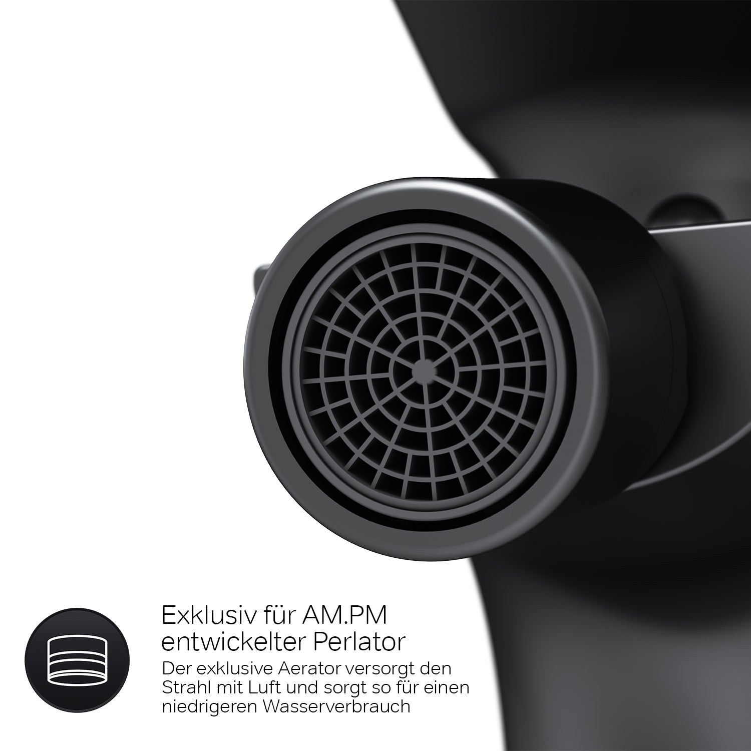 FXA83122 Bidetarmatur X-Joy Wasserhahn für Bidet, Schwarz ampm-store.de