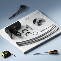 FXA83122 Bidetarmatur X-Joy Wasserhahn für Bidet, Schwarz ampm-store.de