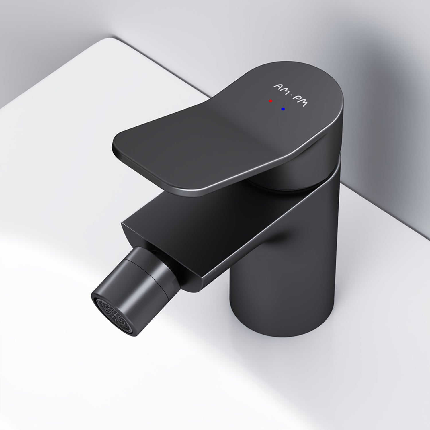 FXA83122 Bidetarmatur X-Joy Wasserhahn für Bidet, Schwarz ampm-store.de