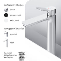 FXA92000 Bad Armatur X-Joy Waschtischarmatur mit hohem Auslauf Wasserhahn ampm-store.de