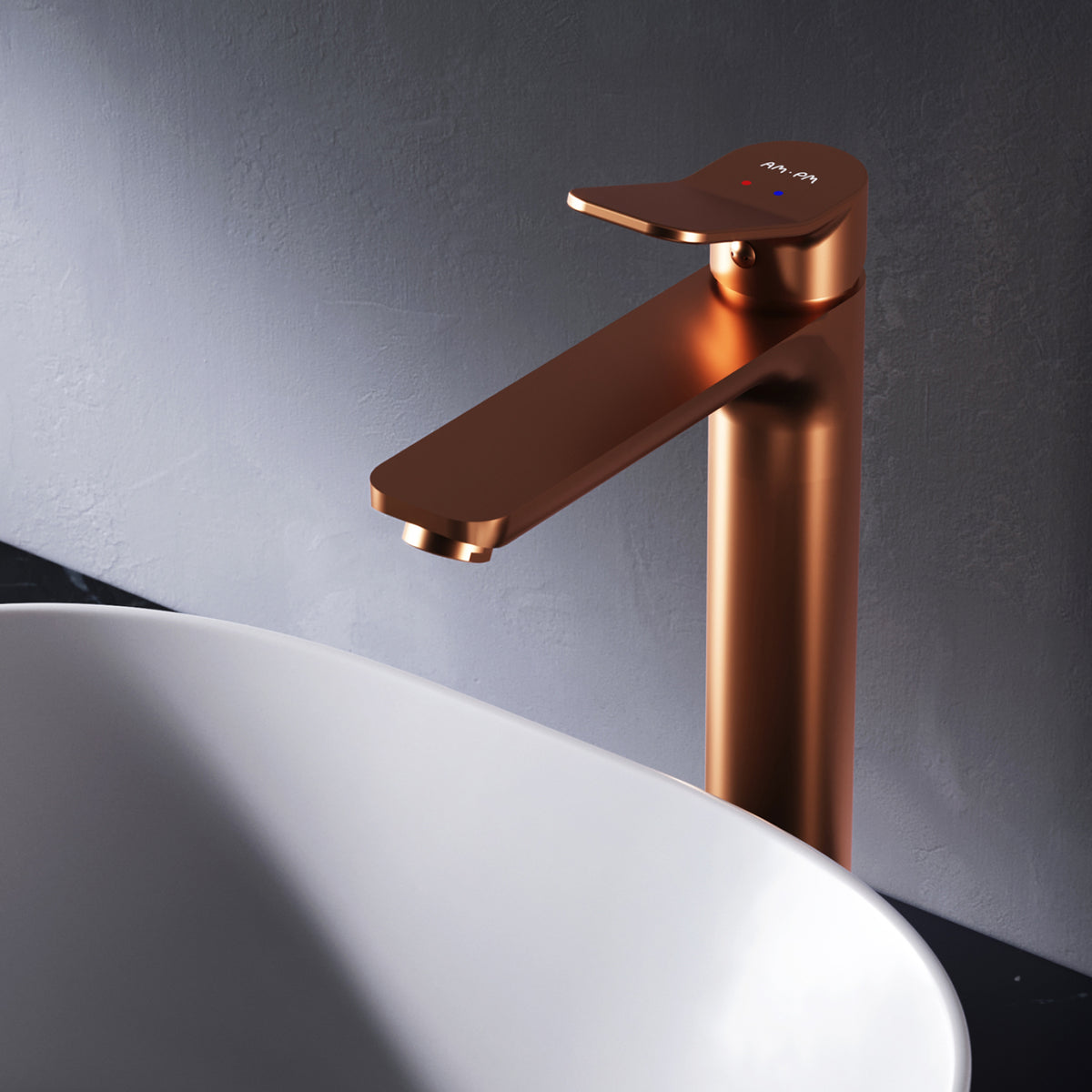 Robinet de lavabo haut X-Joy, or rose–FXA92044