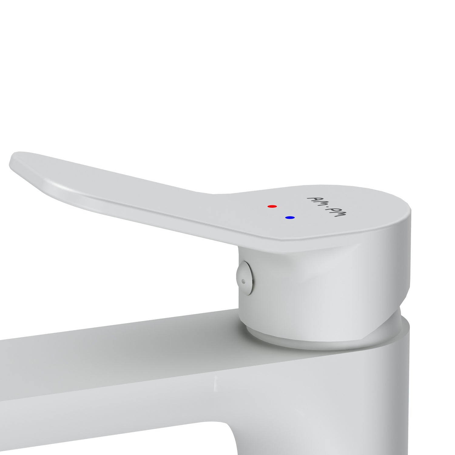 Robinet de salle de bain FXA92233, robinet de lavabo X-Joy, haut, avec bonde à clic, blanc