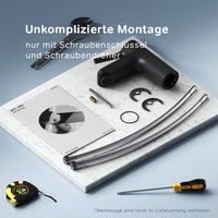 FXB02122 Bad Armatur X-Joy S Waschtischarmatur Wasserhahn, Schwarz ampm-store.de