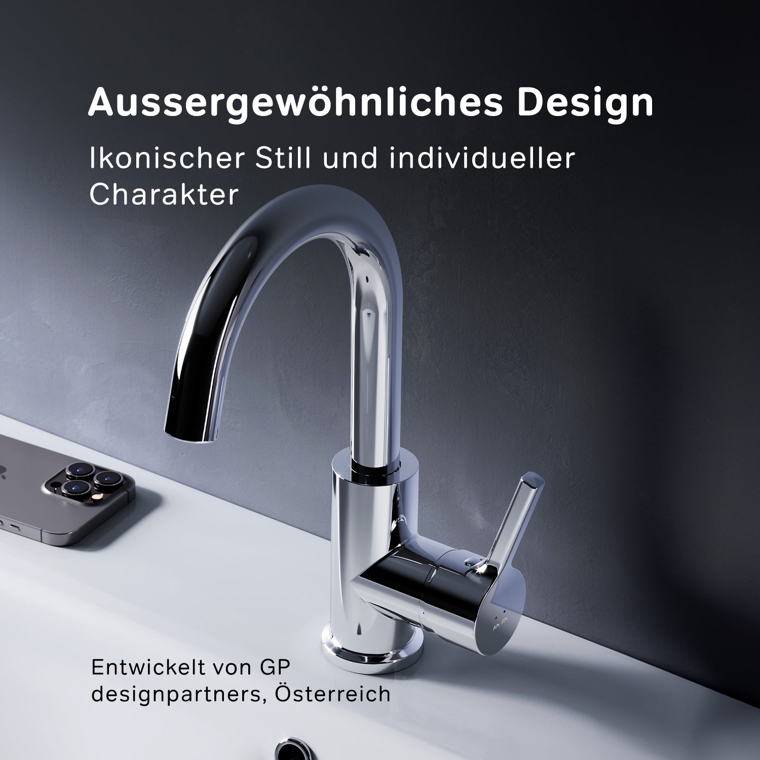 FXB02700 Bad Armatur X-Joy S Waschtischarmatur mit drehbarem Auslauf Wasserhahn