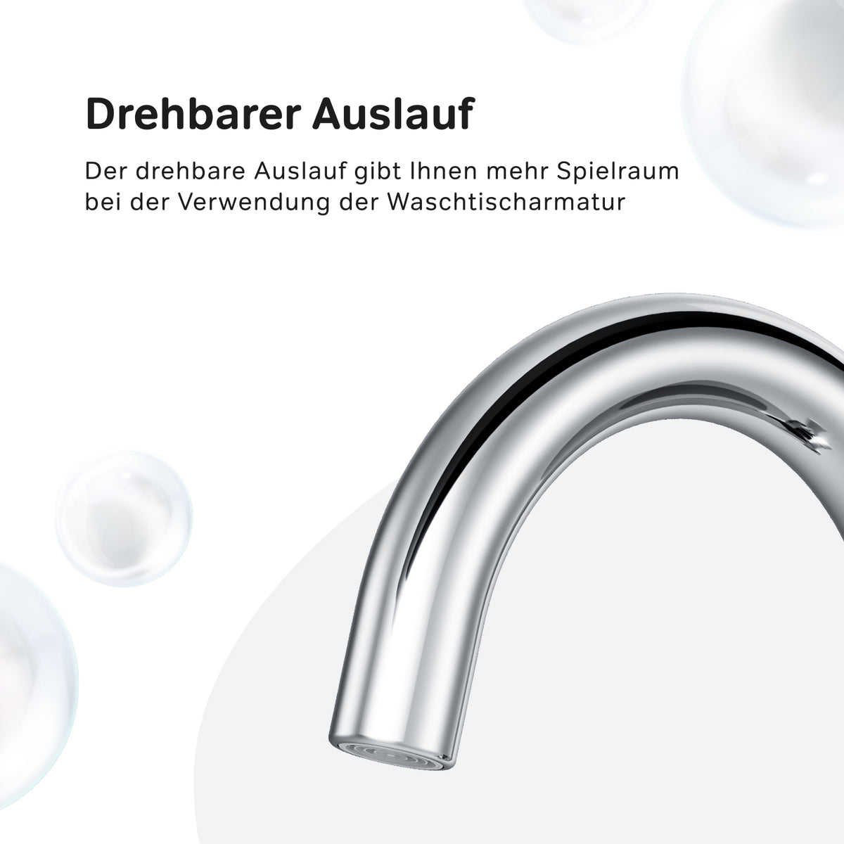 FXB02700 Bad Armatur X-Joy S Waschtischarmatur mit drehbarem Auslauf Wasserhahn ampm-store.de