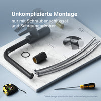 FXB05022 Küchenarmatur X-Joy S Spültischarmatur Küche Spültisch-Einhebelmischer, Schwarz ampm-store.de