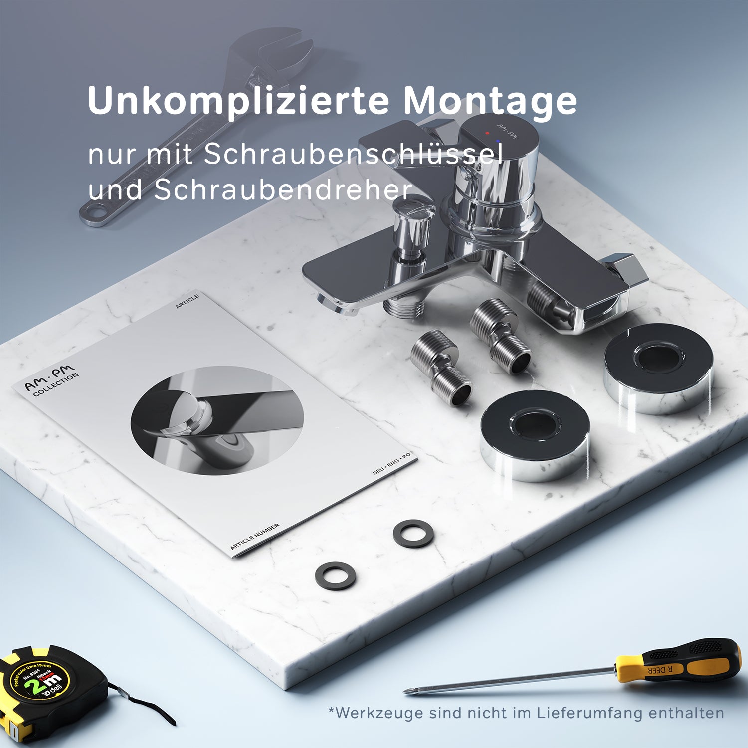 FXB10000 Wannenarmatur X-Joy S Mischbatterie Badewanne Wasserhahn Bad ampm-store.de