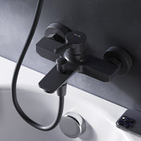 FXB10022 Wannenarmatur X-Joy S Mischbatterie Badewanne Wasserhahn Bad, Schwarz ampm-store.de