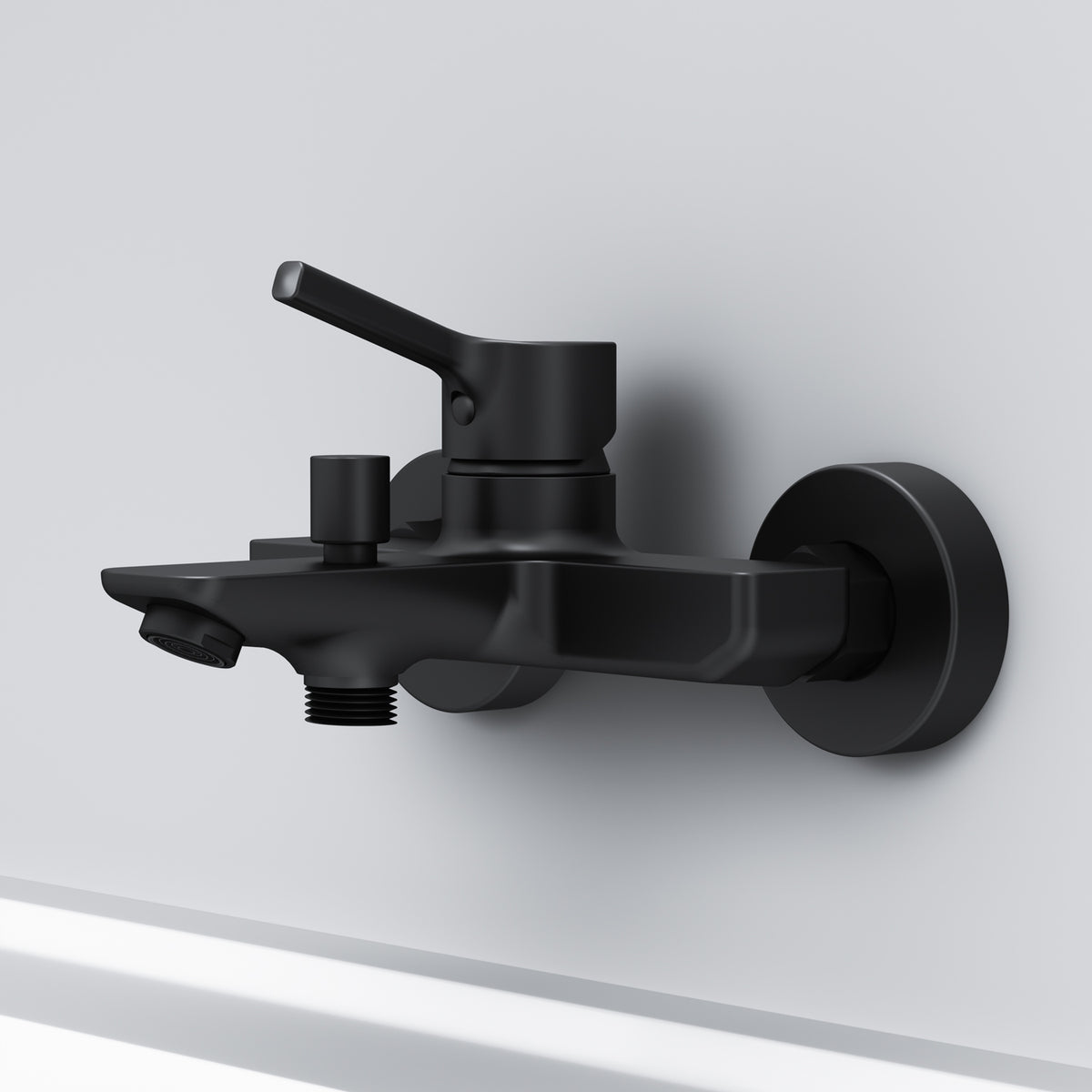 FXB10022 Wannenarmatur X-Joy S Mischbatterie Badewanne Wasserhahn Bad, Schwarz ampm-store.de