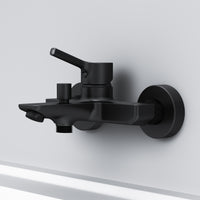 FXB10022 Wannenarmatur X-Joy S Mischbatterie Badewanne Wasserhahn Bad, Schwarz ampm-store.de