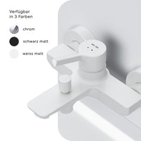 FXB10033 Wannenarmatur X-Joy S Mischbatterie Badewanne Wasserhahn Bad, Weiß ampm-store.de