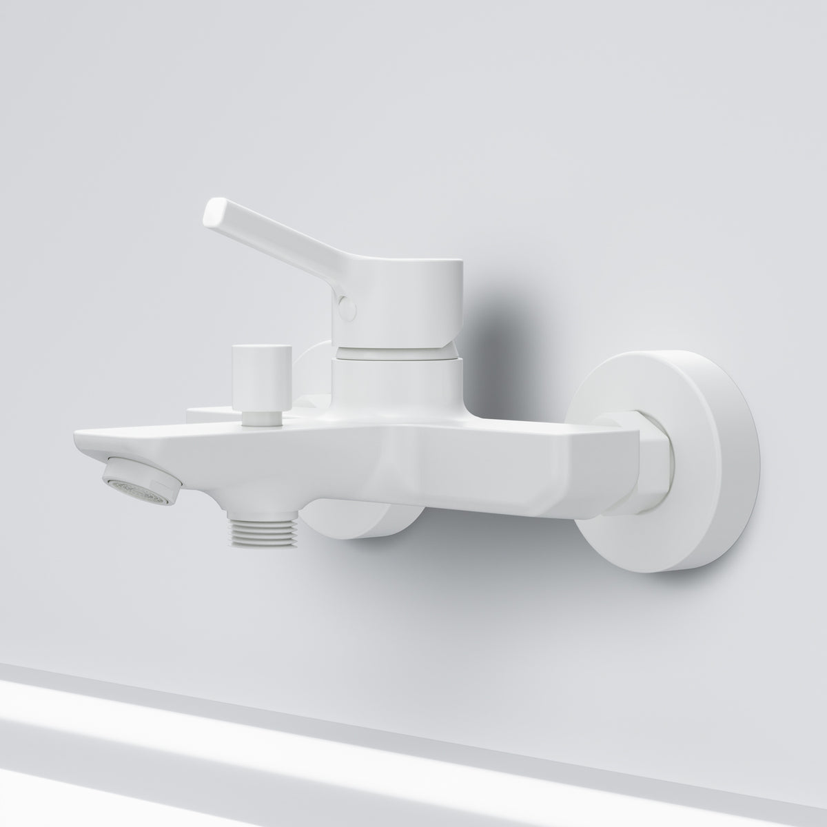 FXB10033 Wannenarmatur X-Joy S Mischbatterie Badewanne Wasserhahn Bad, Weiß ampm-store.de