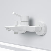 FXB10033 Wannenarmatur X-Joy S Mischbatterie Badewanne Wasserhahn Bad, Weiß ampm-store.de