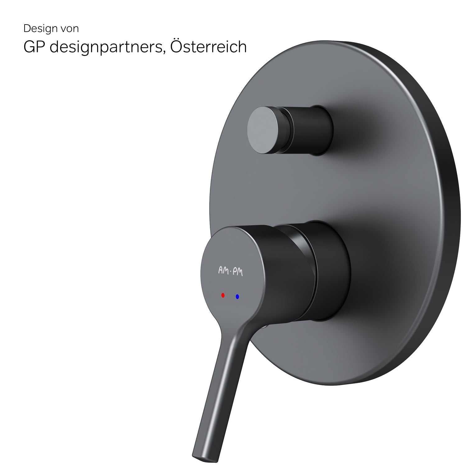 FXB45022 Wannenarmatur Unterputz X-Joy S Mischbatterie Badewanne Wandmontage Wasserhahn Bad, Schwarz ampm-store.de