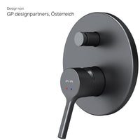 FXB45022 Wannenarmatur Unterputz X-Joy S Mischbatterie Badewanne Wandmontage Wasserhahn Bad, Schwarz ampm-store.de