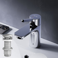 FXB82100 Bad Armatur X-Joy S Waschtischarmatur mit Klick-Ablaufgarnitur Wasserhahn ampm-store.de