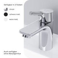 FXB82100 Bad Armatur X-Joy S Waschtischarmatur mit Klick-Ablaufgarnitur Wasserhahn ampm-store.de
