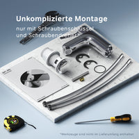 FXB82100 Bad Armatur X-Joy S Waschtischarmatur mit Klick-Ablaufgarnitur Wasserhahn ampm-store.de