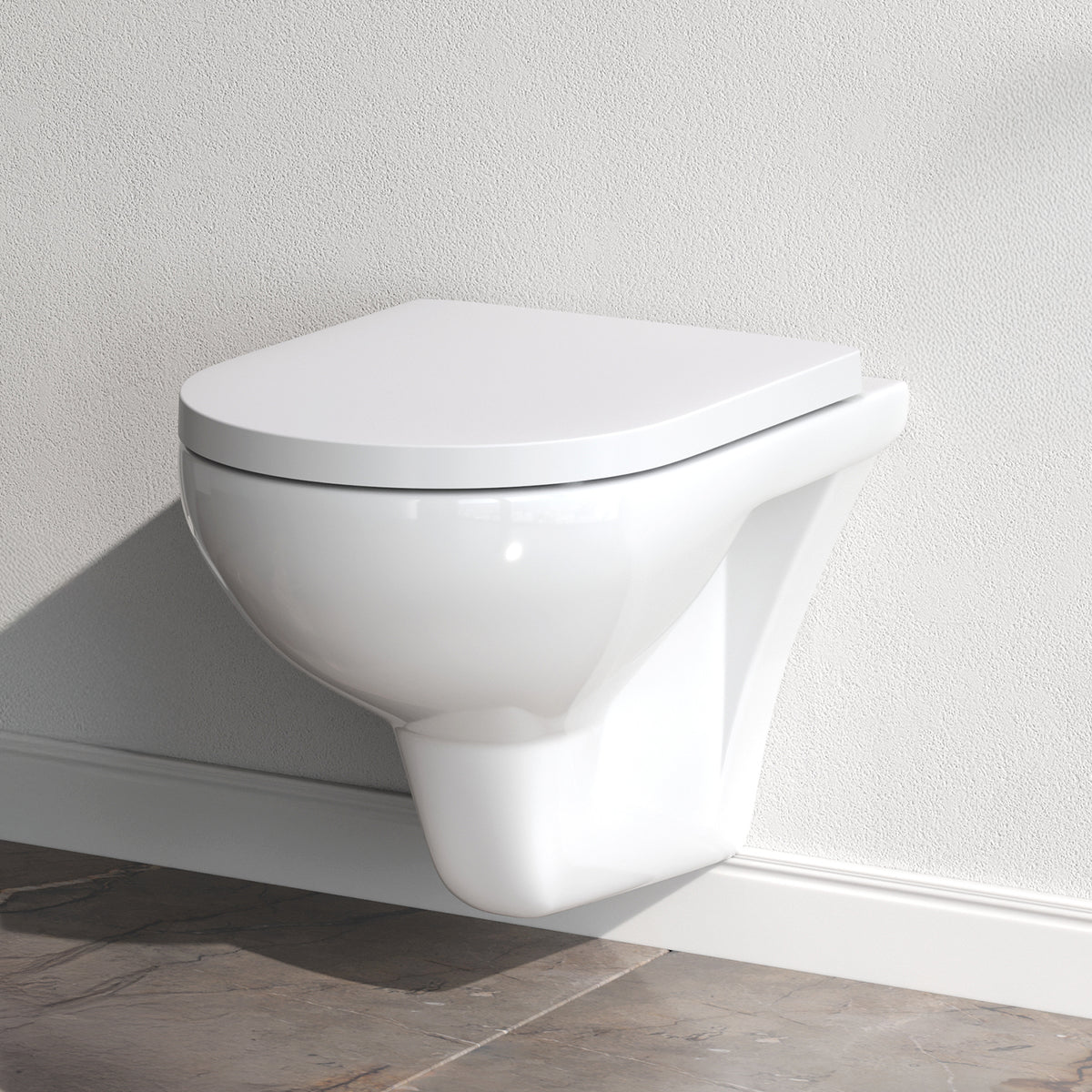WC suspendu Hit sans bride avec abattant–CTA1700SC