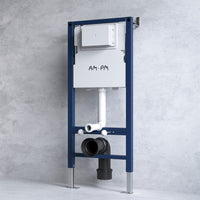 IIS90151.GA1700 Set: Wand-WC + Vorwandelement + Drückerplatte ampm-store.de