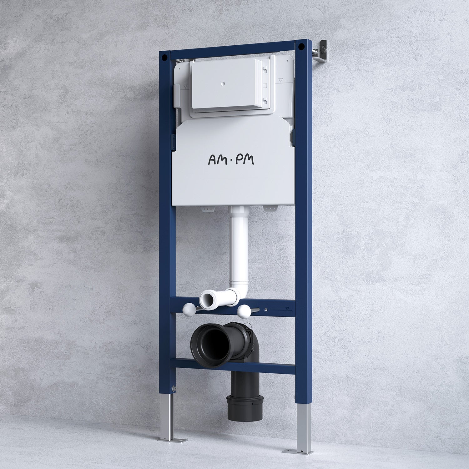 IIS90251.TA1700 Set: Wand-WC + Vorwandelement + Drückerplatte ampm-store.de