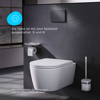 II90138 Prime fit S Betätigungsplatte für Unterputzspülkästen ampm-store.de