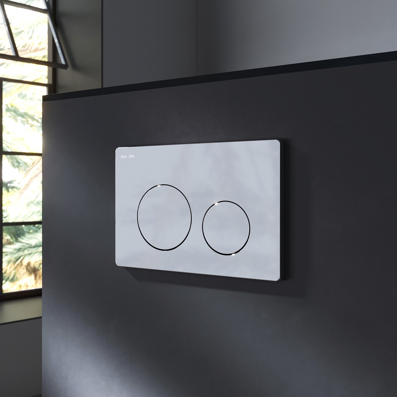 IIS90151.GA1700 Set: Wand-WC + Vorwandelement + Drückerplatte ampm-store.de