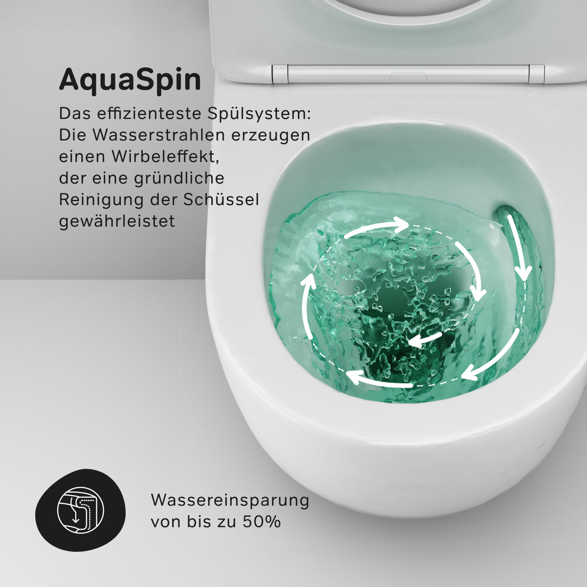 Ensemble WC complet avec bâti-support suspendu et plaque de commande chromée–IIS90251. LA1900