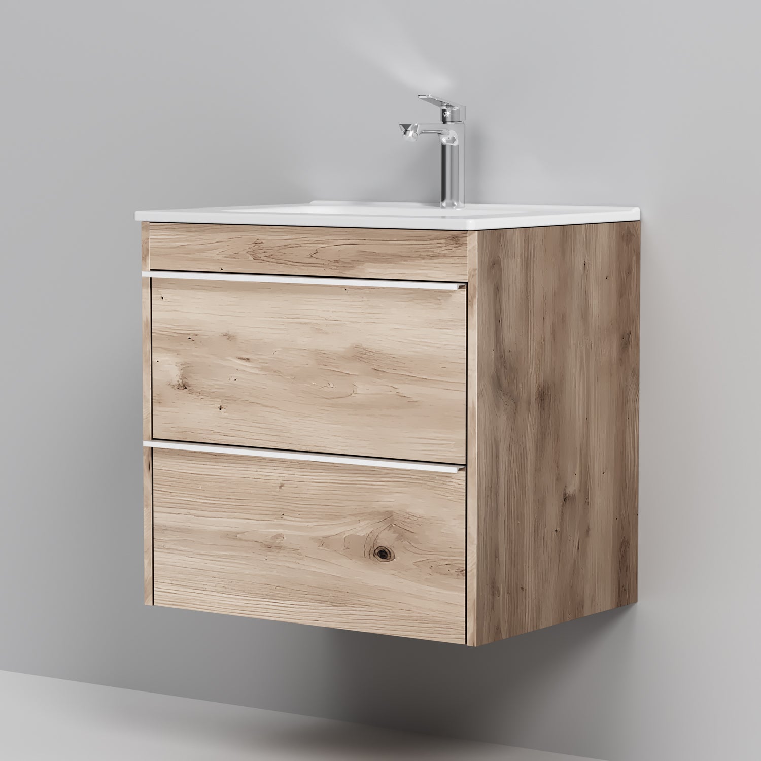 Meuble sous-vasque HIT MTA-FHX0602HF-WCC0602WG