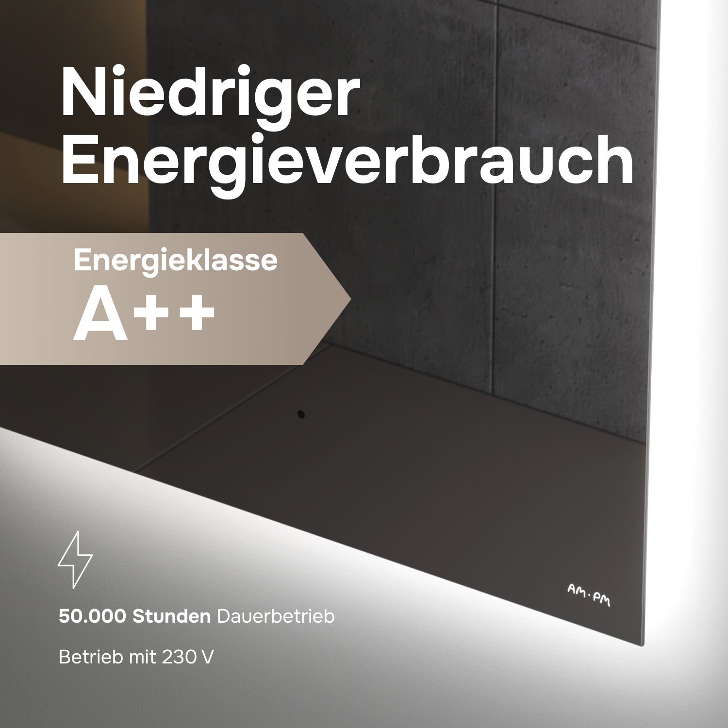 MTAMOX10601S LED-Spiegel 60 cm Hit - dimmbar, Touchless, Anti-Beschlag