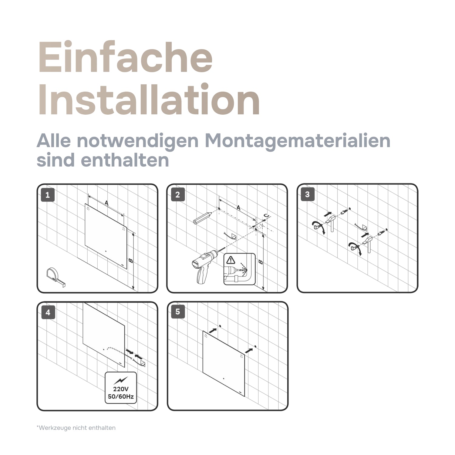 MTAMOX10601S LED-Spiegel 60 cm Hit - dimmbar, Touchless, Anti-Beschlag