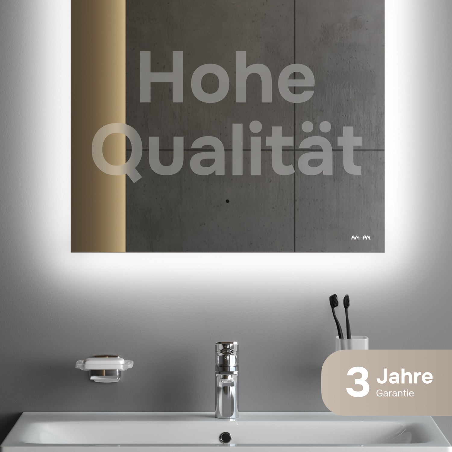 MTAMOX10601S LED-Spiegel 60 cm Hit - dimmbar, Touchless, Anti-Beschlag