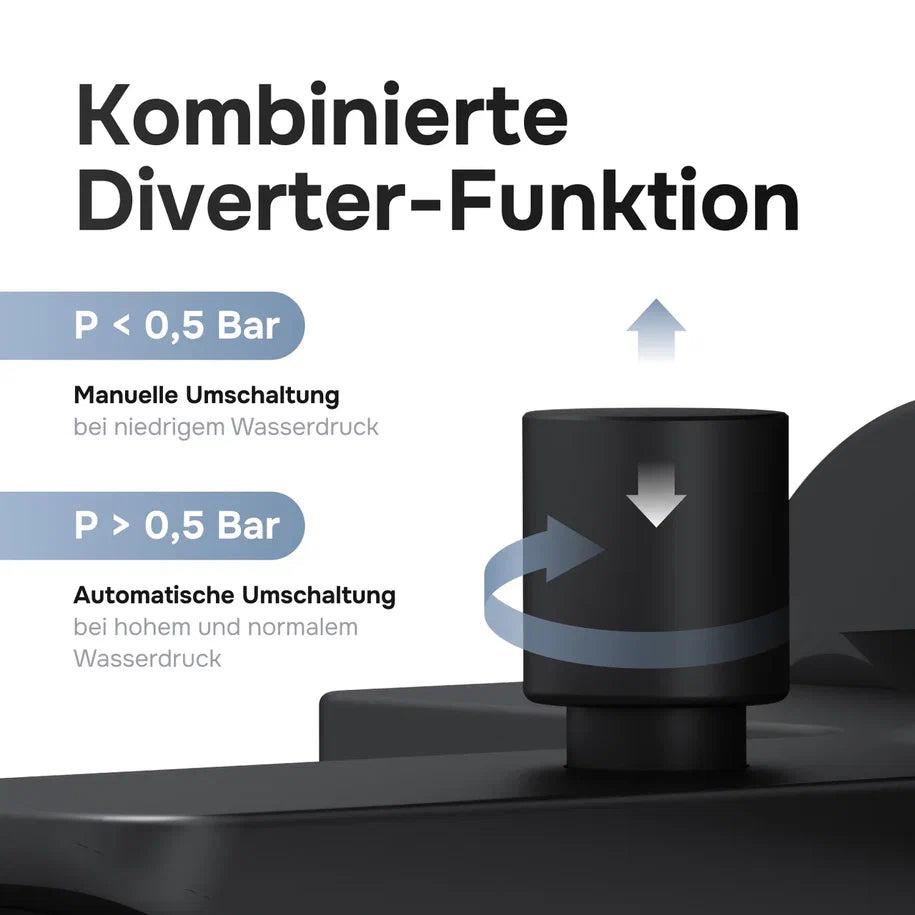 Robinet de baignoire X-Joy, noir–FXA10022